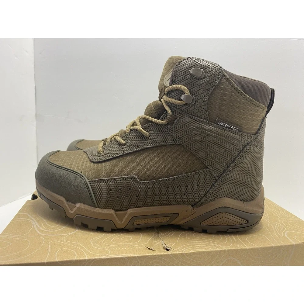 Coostar Men's Waterproof Mid Hiking Boots Dark Brown‎ US 9.5
